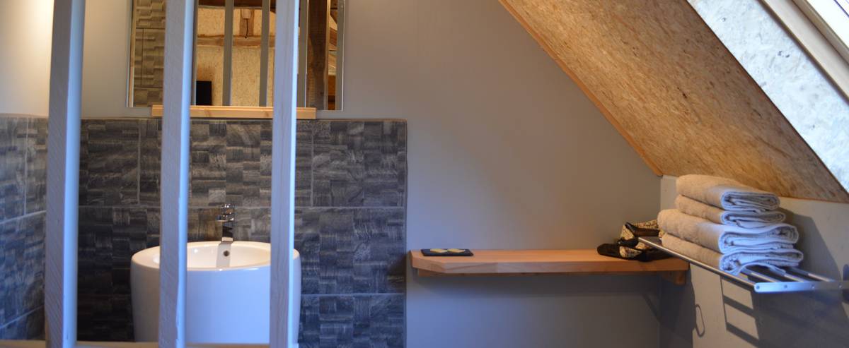 Chambre d'hôtes avec salle de bain moderne