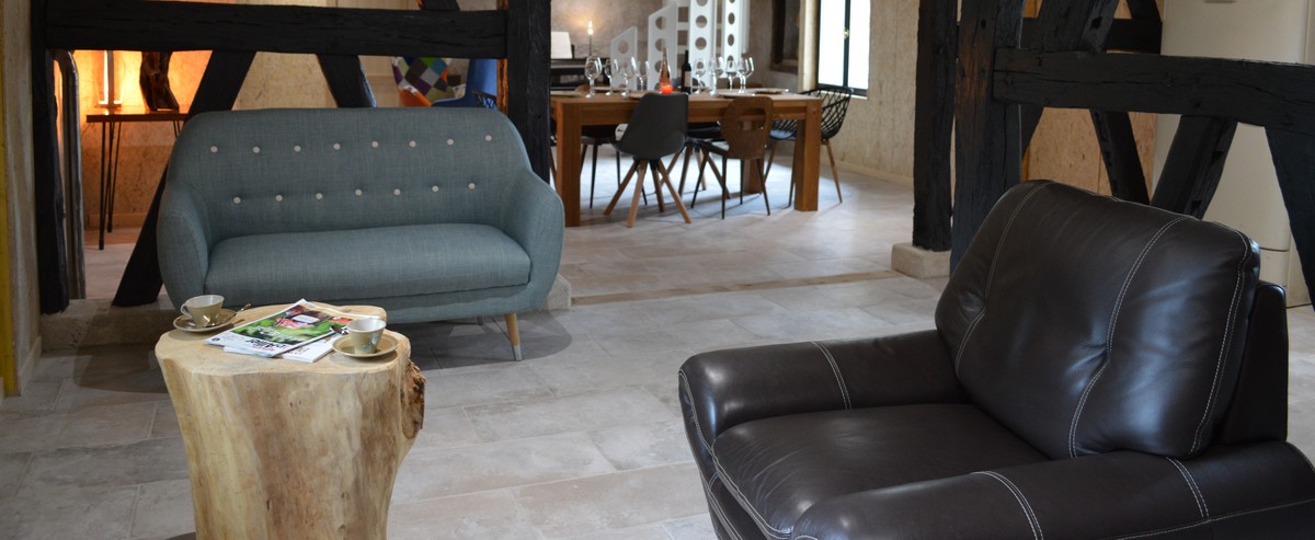Maison d'hôtes avec salon de détente