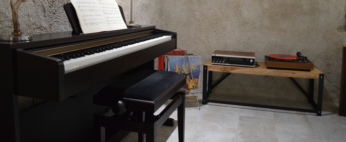 Espace musique dans les chambres d'hôtes