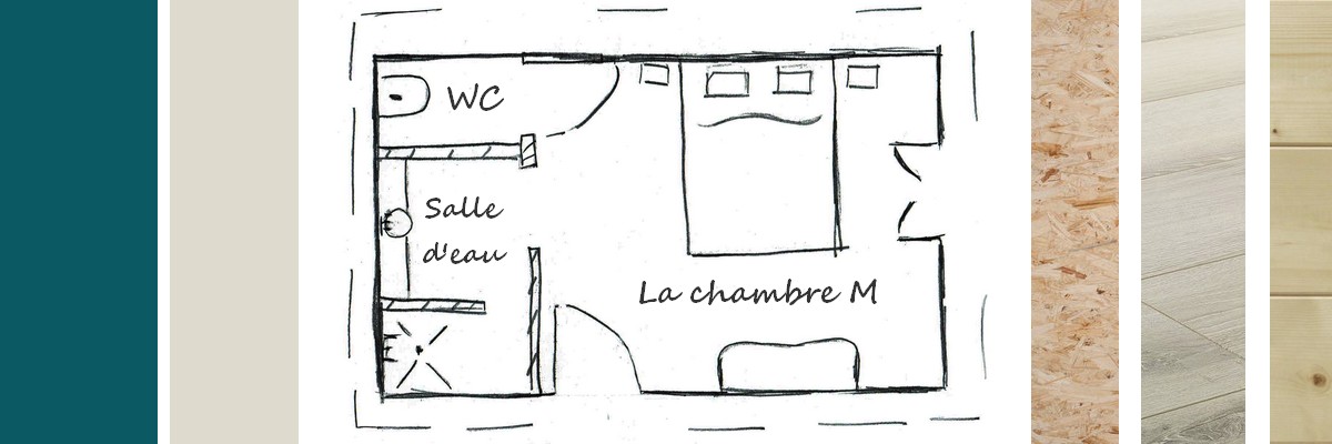 Chambre d'hôtes moderne et design
