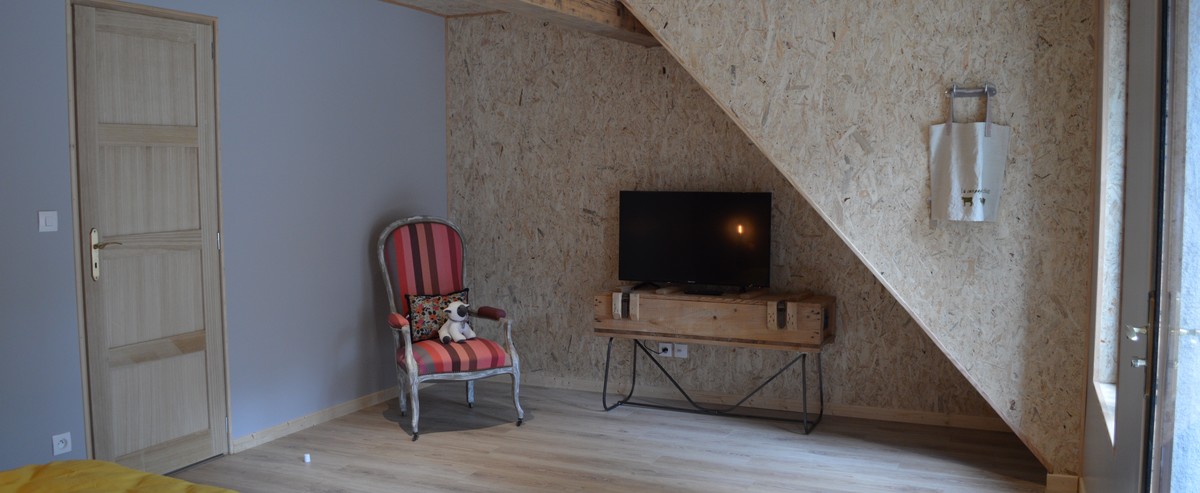 Chambre d'hôte avec télévision